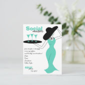 Sociale mixer kaart (Staand voorkant)