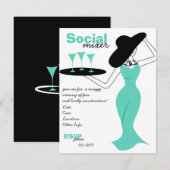 Sociale mixer kaart (Voorkant / Achterkant)