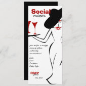 Sociale mixer kaart (Voorkant / Achterkant)