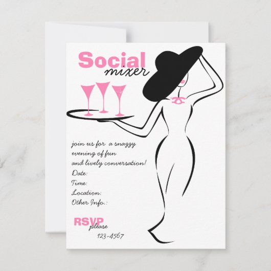 Sociale mixer kaart (Voorkant)