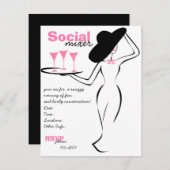 Sociale mixer kaart (Voorkant / Achterkant)