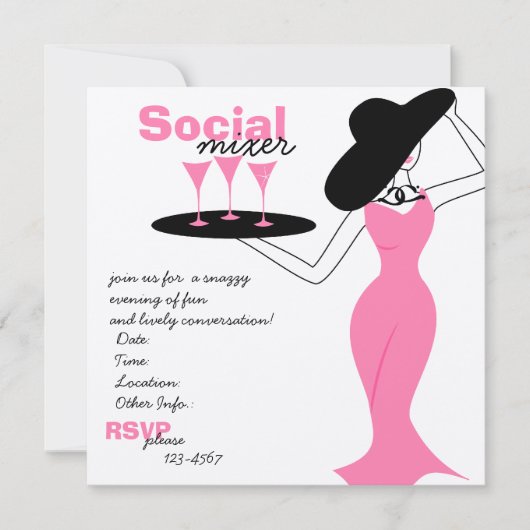 Sociale mixer kaart (Voorkant)