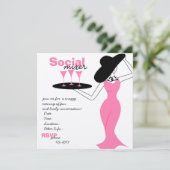 Sociale mixer kaart (Staand voorkant)