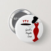 Sociale mixer ronde button 5,7 cm (Voorkant /achterkant)