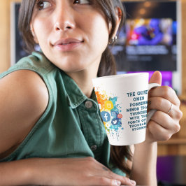 Sociale netwerk pictogrammen latte mok