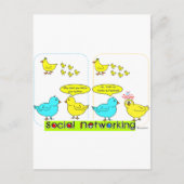 Sociale netwerken briefkaart (Voorkant)