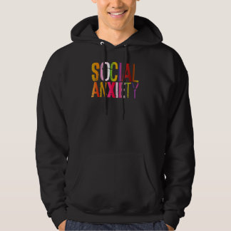 Sociale ongerustheid ideaal voor sociale onhandigh hoodie
