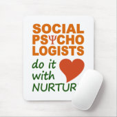 Sociale psychologen mousepad muismat (Met muis)