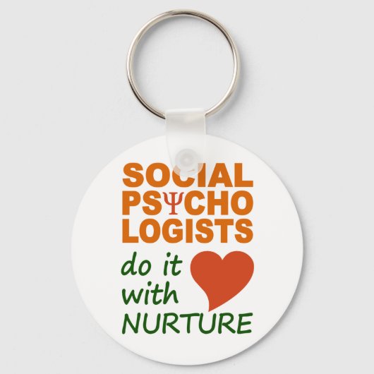 Sociale psychologen sleutelhanger (Voorkant)