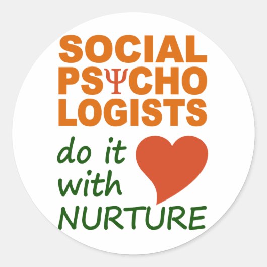 Sociale psychologen stickers (Voorkant)
