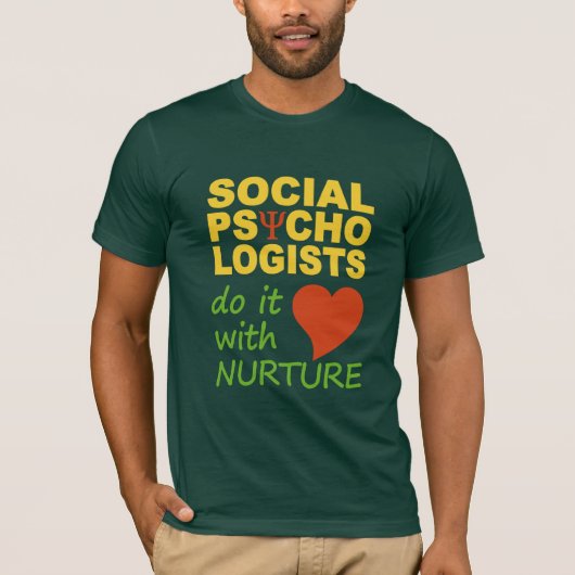 Sociale psychologen T-shirt (Voorkant)