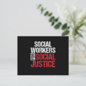 Sociale rechten Mensenrechten Briefkaart (Staand voorkant)