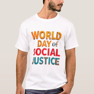 Sociale rechtvaardigheid belichaamt de beginselen t-shirt