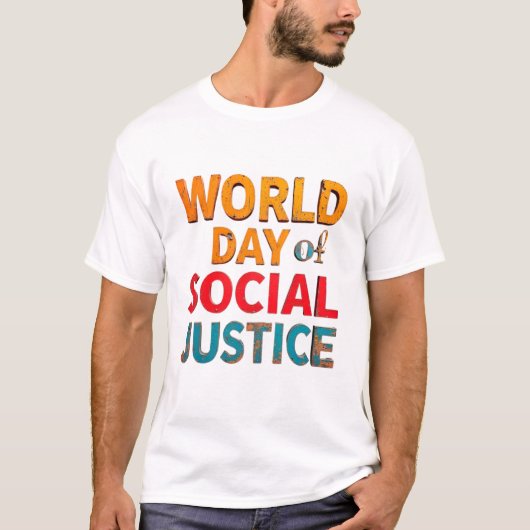 Sociale rechtvaardigheid belichaamt de beginselen  t-shirt (Voorkant)