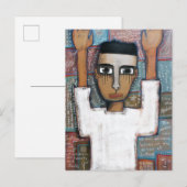 Sociale rechtvaardigheid briefkaart (Voorkant / Achterkant)