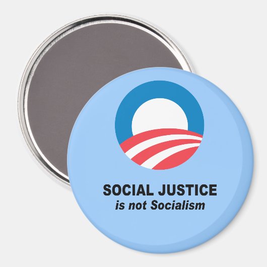 Sociale rechtvaardigheid is geen socialisme magneet (Voorkant / Achterkant)