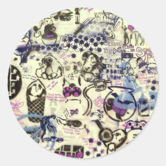 Sociale rechtvaardigheid ronde sticker