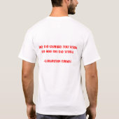 Sociale rechtvaardigheid t-shirt (Achterkant)