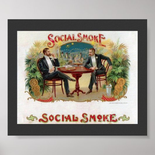 Sociale rook poster (Voorkant)