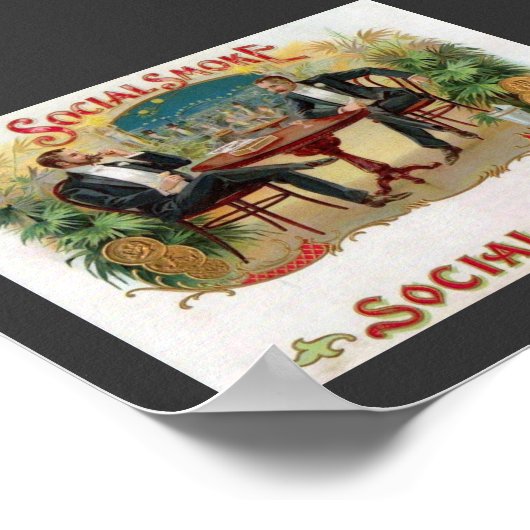 Sociale rook poster (Hoek)