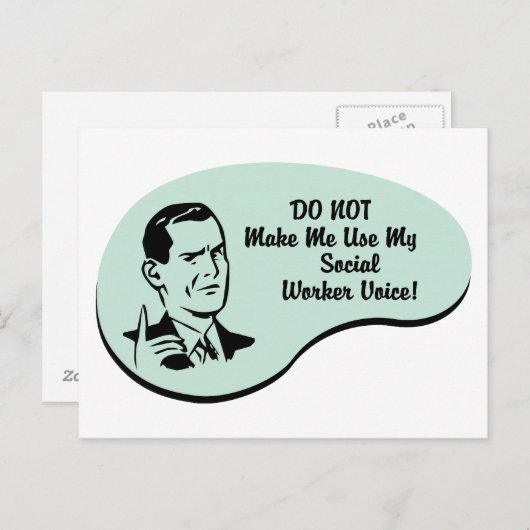 Sociale stem van de Arbeider Briefkaart (Voorkant / Achterkant)