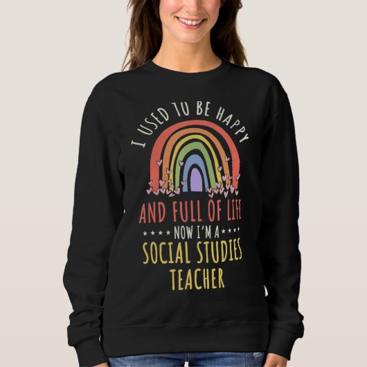 Sociale studies Leerkrachten Schoolopleiding Arbei Trui (Voorkant)
