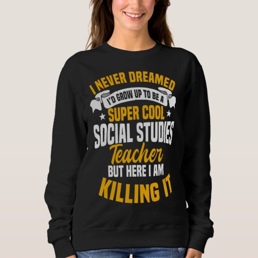 Sociale studies Leerleraar Schoolonderwijs Trui (Voorkant)