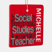 Sociale studies Leerwerker Extraordinaire KLANT Keramisch Ornament (Rechts)