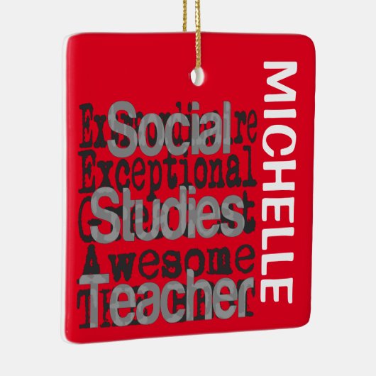 Sociale studies Leerwerker Extraordinaire KLANT Keramisch Ornament (Rechts)