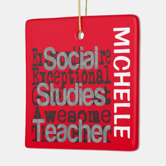 Sociale studies Leerwerker Extraordinaire KLANT Keramisch Ornament (Links)