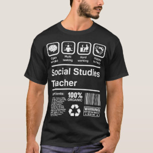 Sociale studies leraar Gifts Funny T-shirt