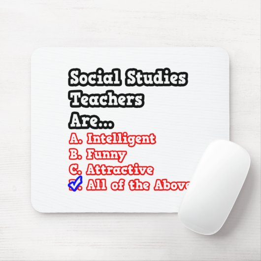 Sociale studies leraar quiz...grap muismat (Met muis)