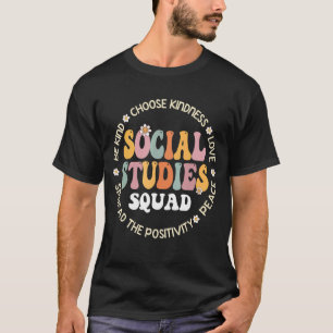 Sociale studies plein eerste dag van school en lee t-shirt