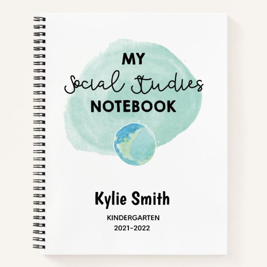  sociale studies Studentenboekje Notitieboek (Voorkant)