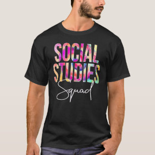 Sociale studies vertoon weer school apprec t-shirt