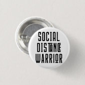 Sociale verafgelegen warrior Pin Ronde Button 3,2 Cm (Voorkant /achterkant)