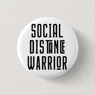 Sociale verafgelegen warrior Pin Ronde Button 3,2 Cm