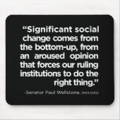 Sociale verandering Mousepad Muismat (Voorkant)