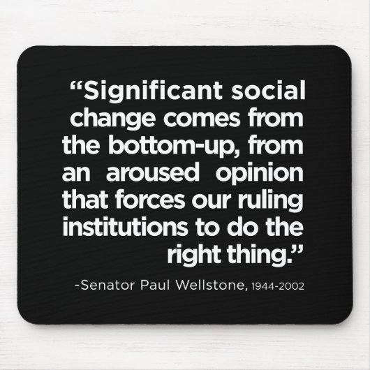 Sociale verandering Mousepad Muismat (Voorkant)
