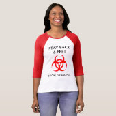 Sociale vervorming - bestrijding van het virus van t-shirt (Voorkant volledig)