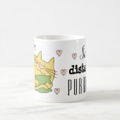 Sociale vervorming door katten koffiemok (Center)