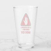 Sociale vervorming en introvert, uit glas (Achterkant)