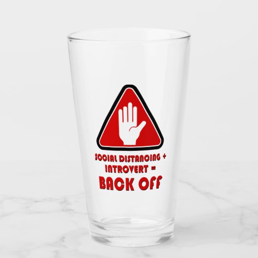 Sociale vervorming en introvert, uit glas (Voorkant)