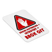 Sociale vervorming en introvert, uit magneet (Rechterzijde)