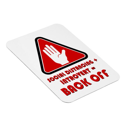 Sociale vervorming en introvert, uit magneet (Rechterzijde)