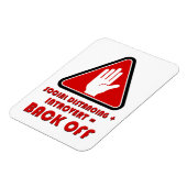 Sociale vervorming en introvert, uit magneet (Linkerzijde)