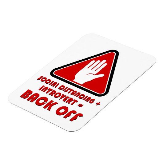 Sociale vervorming en introvert, uit magneet (Linkerzijde)