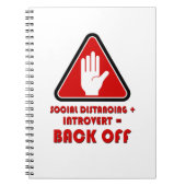 Sociale vervorming en introvert, uit notitieboek (Voorkant)