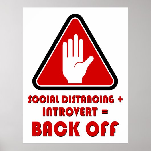 Sociale vervorming en introvert, uit poster (Voorkant)
