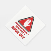 Sociale vervorming en introvert, uit servet (Hoek)